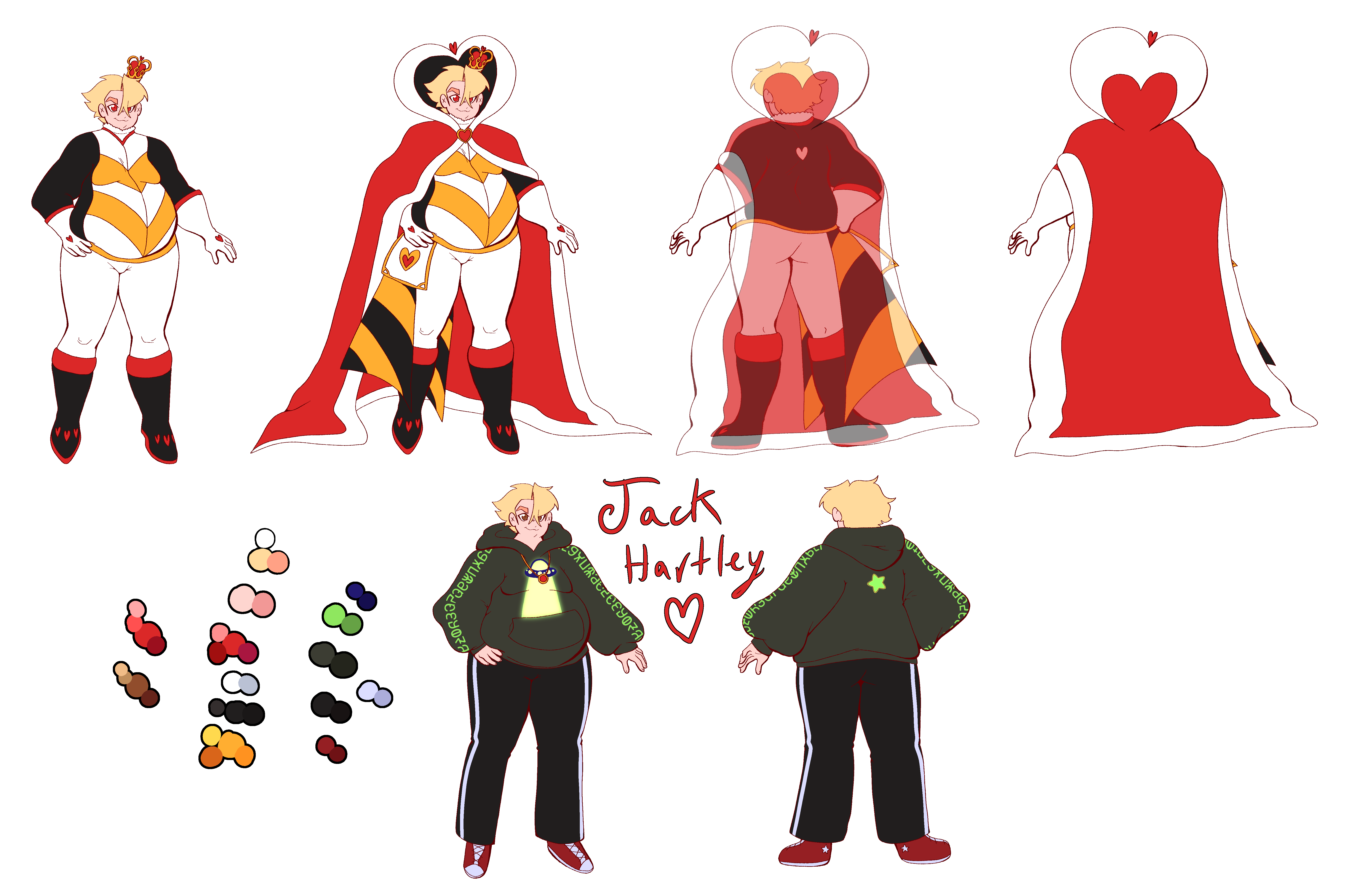 Jack character sheet